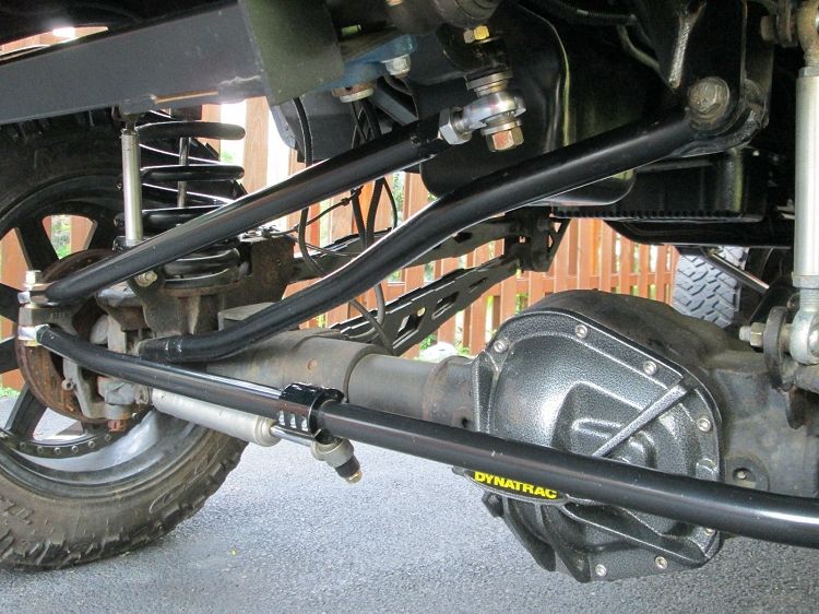 Dodge Off Road crossover steering linkage installed on a solid front axle